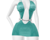 Teal Blue Shine Dress