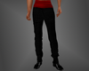 Tuxedo Black Pants & Red