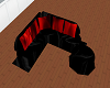 black/red Gothic Couch
