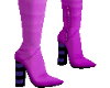 Purple Thigh Boots
