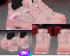 $$ OffWhite Pink 4's F