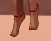 TinyFeetAnklets+Red