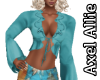 AA Blue Teal Spring Top