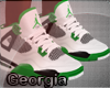 GA| Green Jordan 4 F