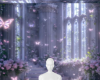 Butterflies stairs bg