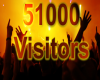 51000 Visitors Pic Frame