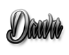 Dawn (NAME) sticker