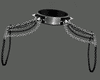 !F! SIL&BLK CHAIN COLLAR