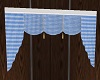 Blue Checked Curtains 2