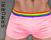 #S Pride Shorts #Pink