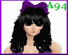 [A94] Purple  Hair Bow