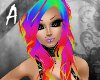 Animated Rainbow Hair