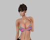 haut bikini rose