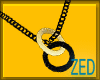 Z Black Gold Necklace!