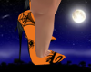 Halloween orange heels