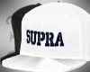 D:. White Supra Snapback