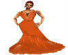 Orange Luxury Couture