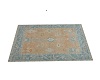 Blue  Peach Persian Rug