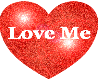 Heart glitter/Love Me