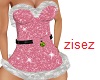 pink santa baby dress rl