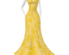 Yellow Chiffon Gown