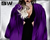 Dark Purple Fur Coat