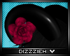 Ð|Magenta Rose Horns