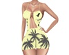 yellow bety palm dress