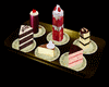 Assorted desserts tray