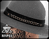 ⚓Chained Fedora Hat