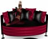  pink skull couch set