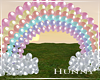 H. Spring Balloon Arch