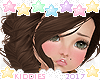 K| Kids Hair Dark Brown