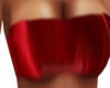 silky red tube top