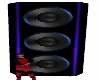 BLUE ANIMATED SPEAKER