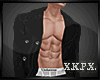 -X K- Leather Coat Lrb