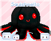 Sm~ Octopus Hat Bl/Red