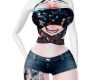 (BM) sexy glitter top
