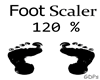 Foot scaler 120%