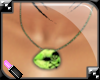  Green SKull Necklace