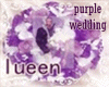 =L= Purple WeddingPillow
