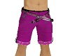 men's purple shorts