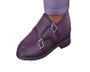 Leather Shoes purple