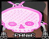 ♛ Skull Backpack Pink