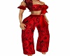 Red Rose Pant Outfit