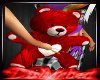 red cute teddy bear 