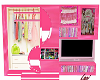 ~Girls Pink Bookshelves~
