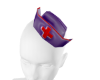 2/10 Nurse Hat Purple