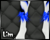 Bluee Furry Ankle Cuffs 