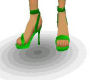 Lime Green Spike Heels